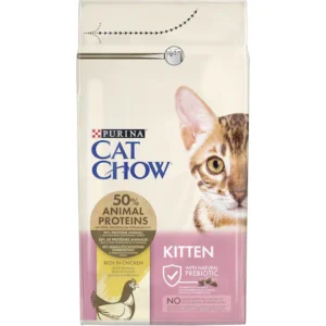 Hrana uscata pentru pisici Cat Chow, Junior, Pui, 1.5 Kg
